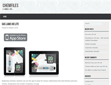Tablet Screenshot of chemfiles.com